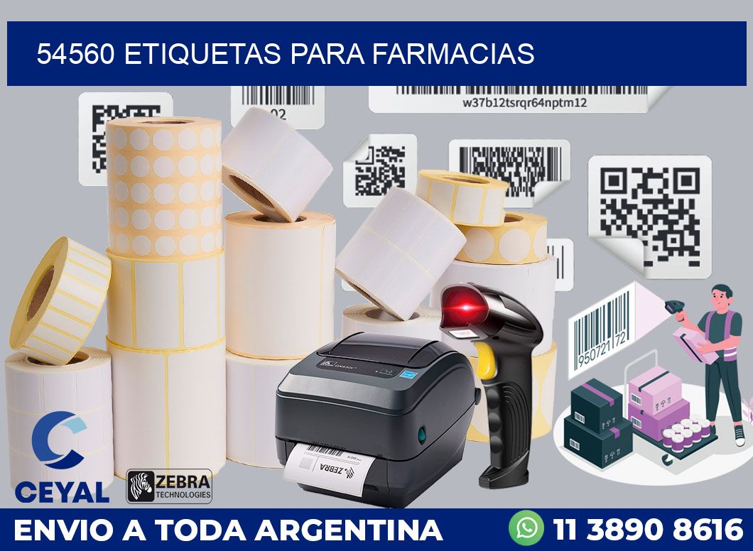 54560 ETIQUETAS PARA FARMACIAS