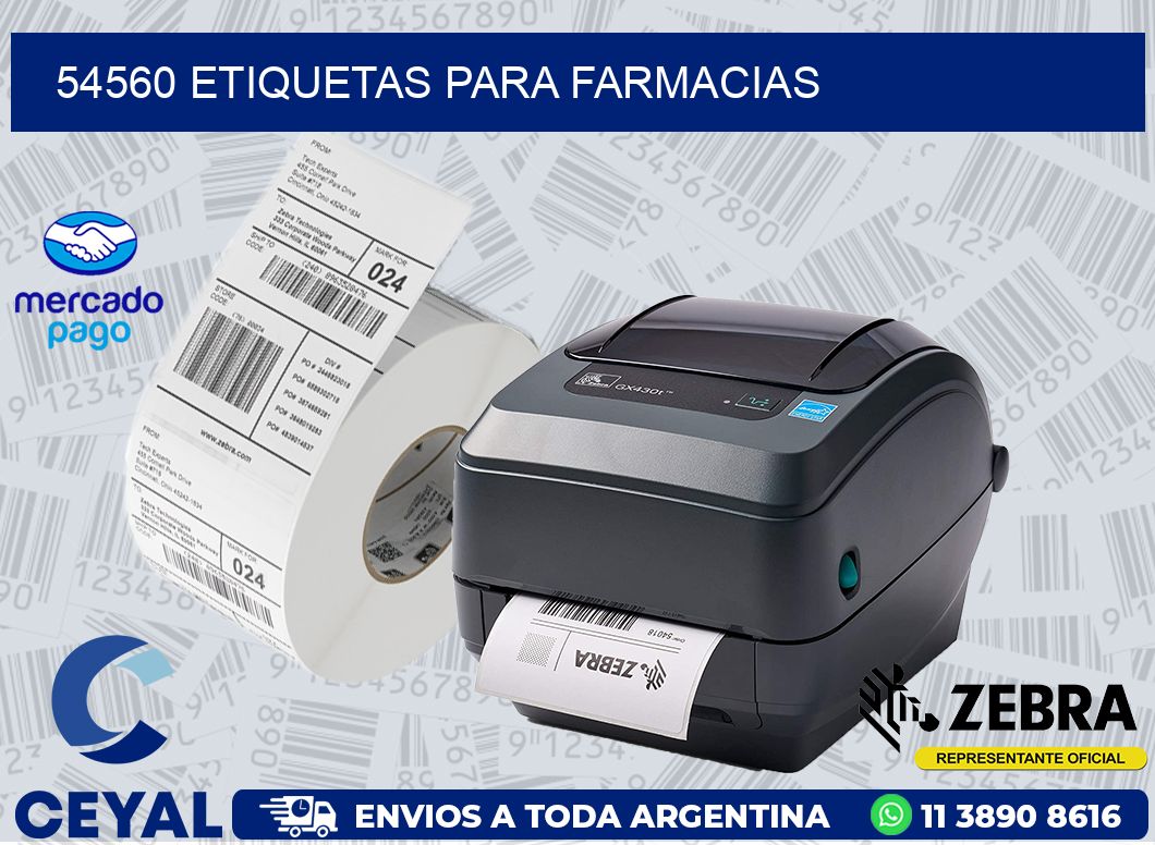 54560 ETIQUETAS PARA FARMACIAS