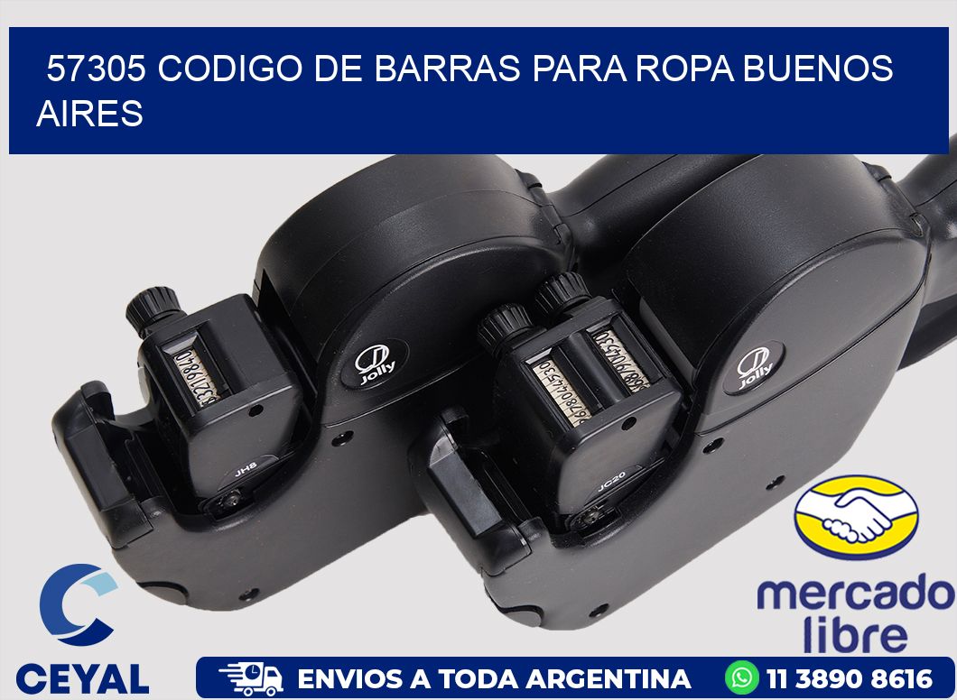 57305 CODIGO DE BARRAS PARA ROPA BUENOS AIRES