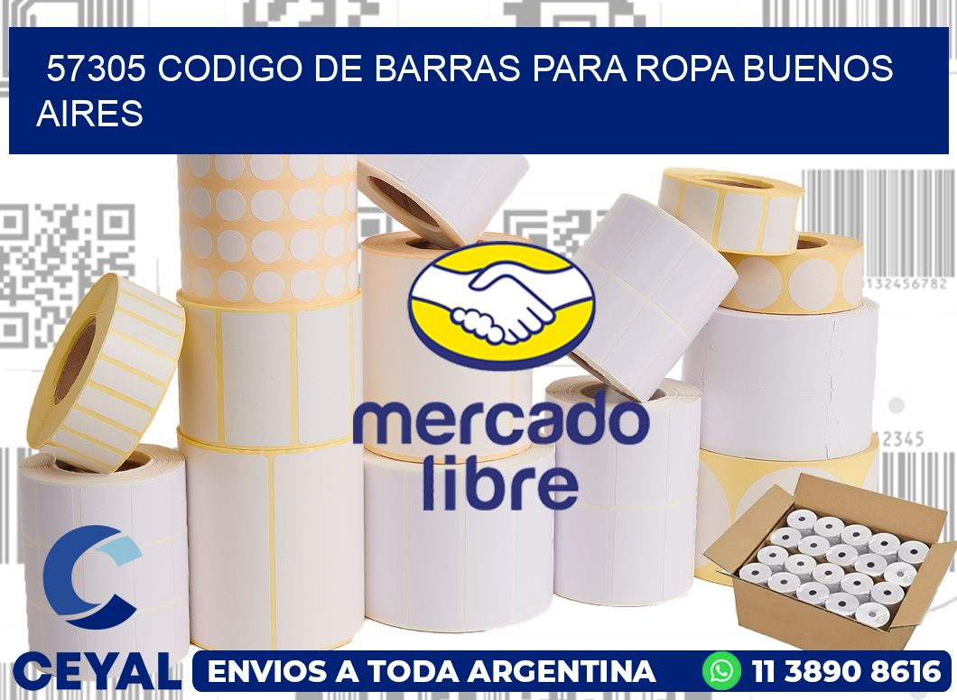 57305 CODIGO DE BARRAS PARA ROPA BUENOS AIRES