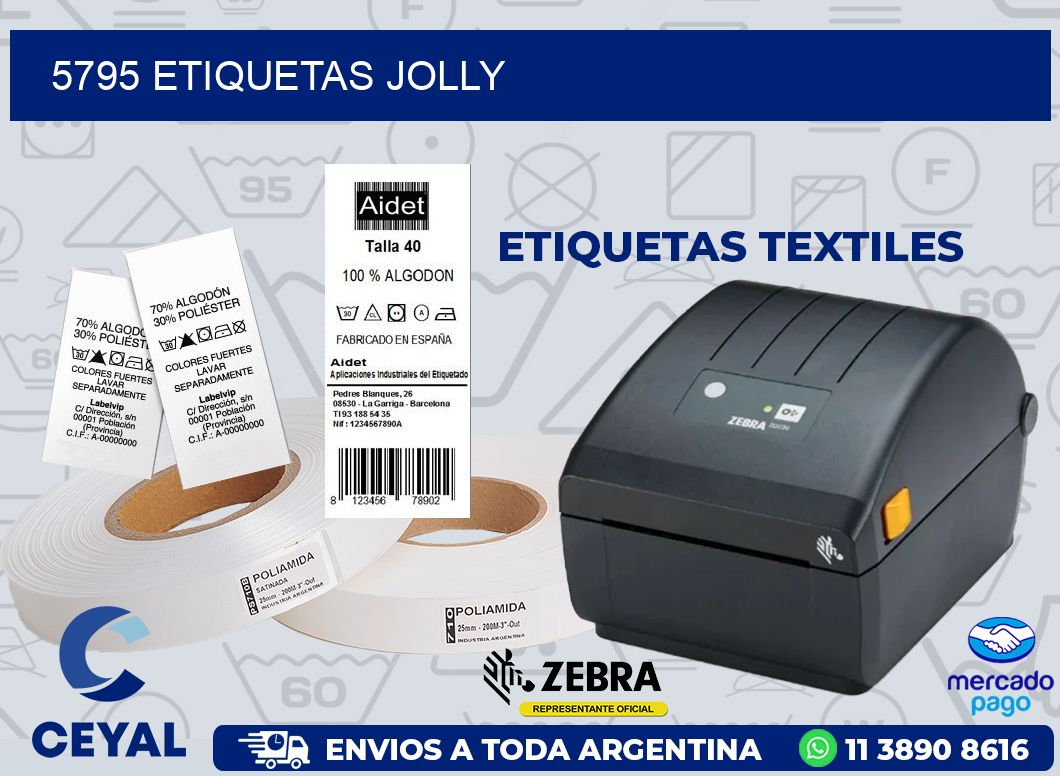 5795 ETIQUETAS JOLLY