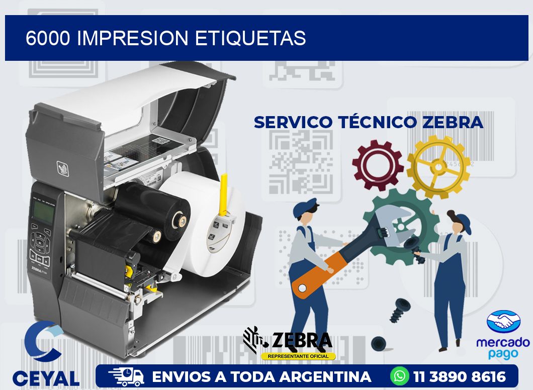 6000 IMPRESION ETIQUETAS