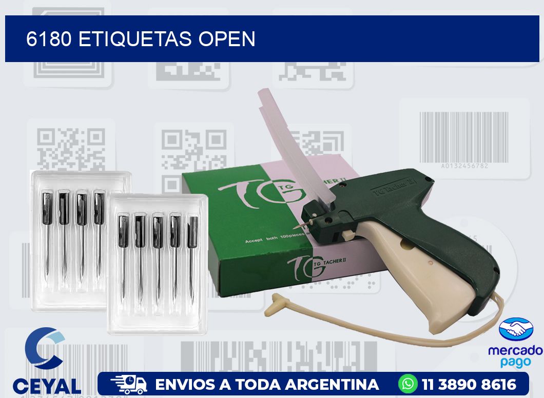 6180 ETIQUETAS OPEN