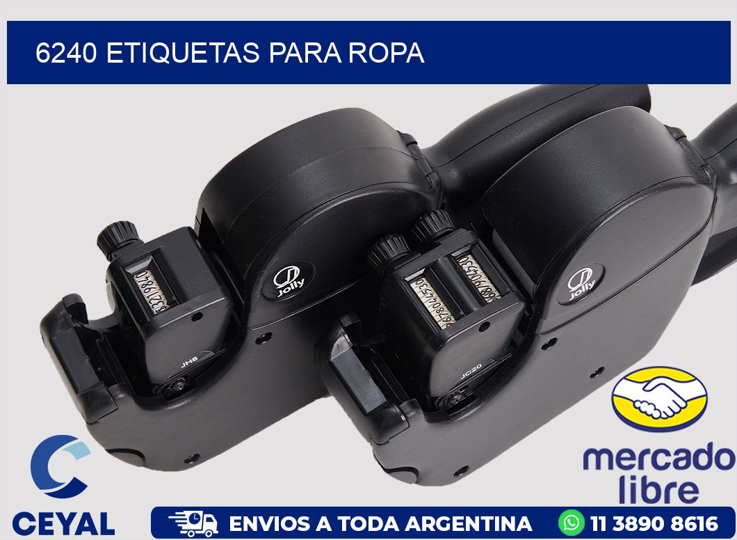 6240 ETIQUETAS PARA ROPA