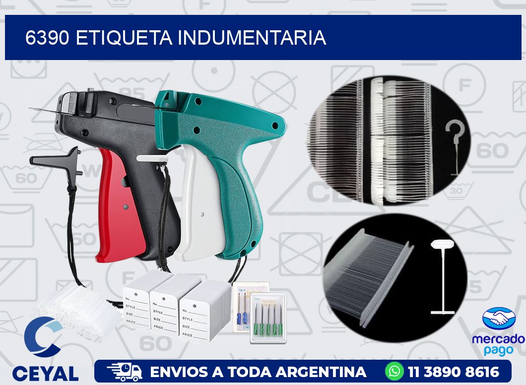 6390 ETIQUETA INDUMENTARIA