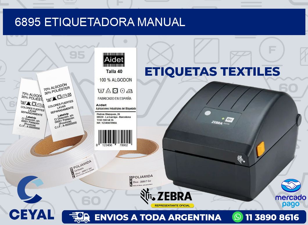 6895 ETIQUETADORA MANUAL