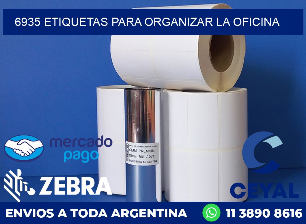 6935 ETIQUETAS PARA ORGANIZAR LA OFICINA