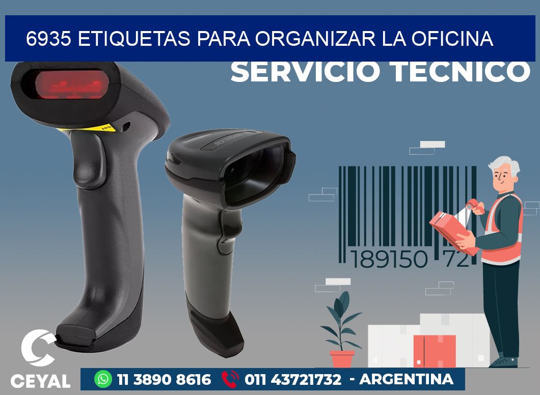 6935 ETIQUETAS PARA ORGANIZAR LA OFICINA