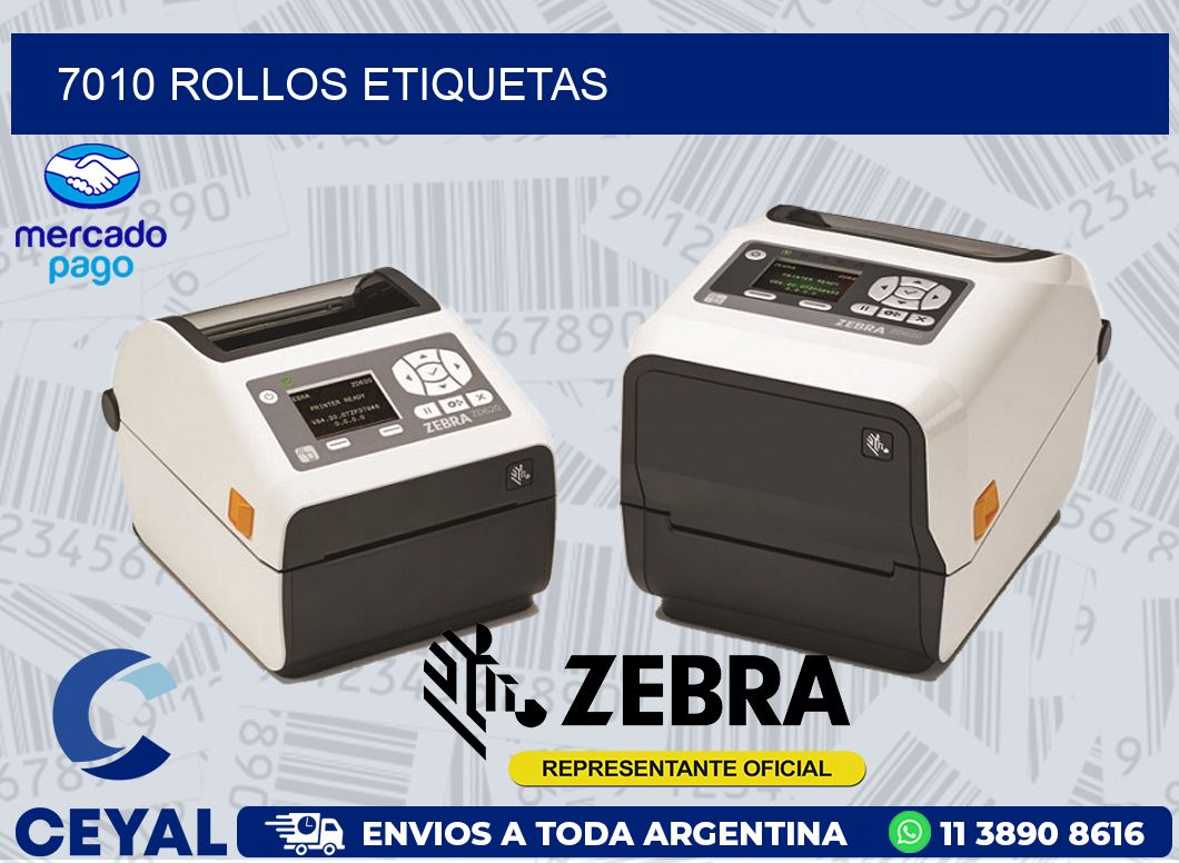 7010 ROLLOS ETIQUETAS