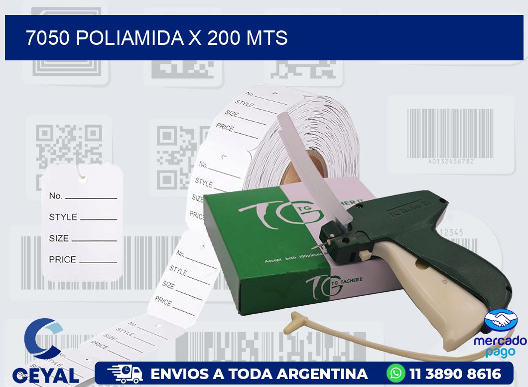 7050 POLIAMIDA X 200 MTS