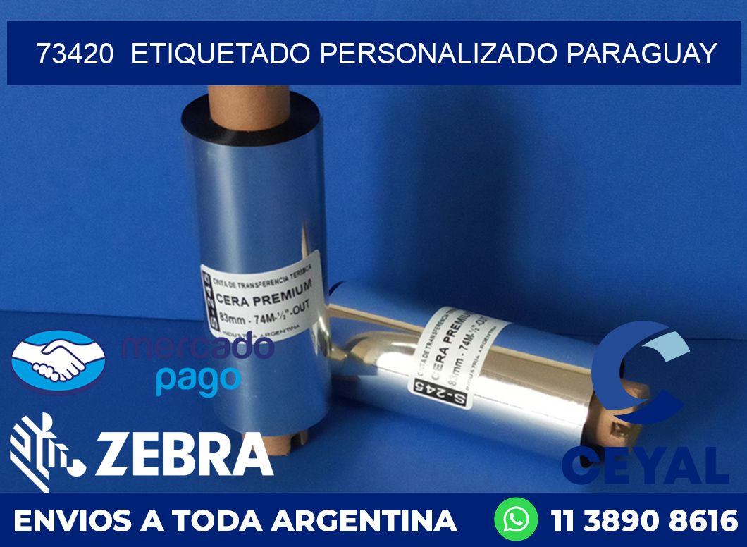 73420  ETIQUETADO PERSONALIZADO PARAGUAY