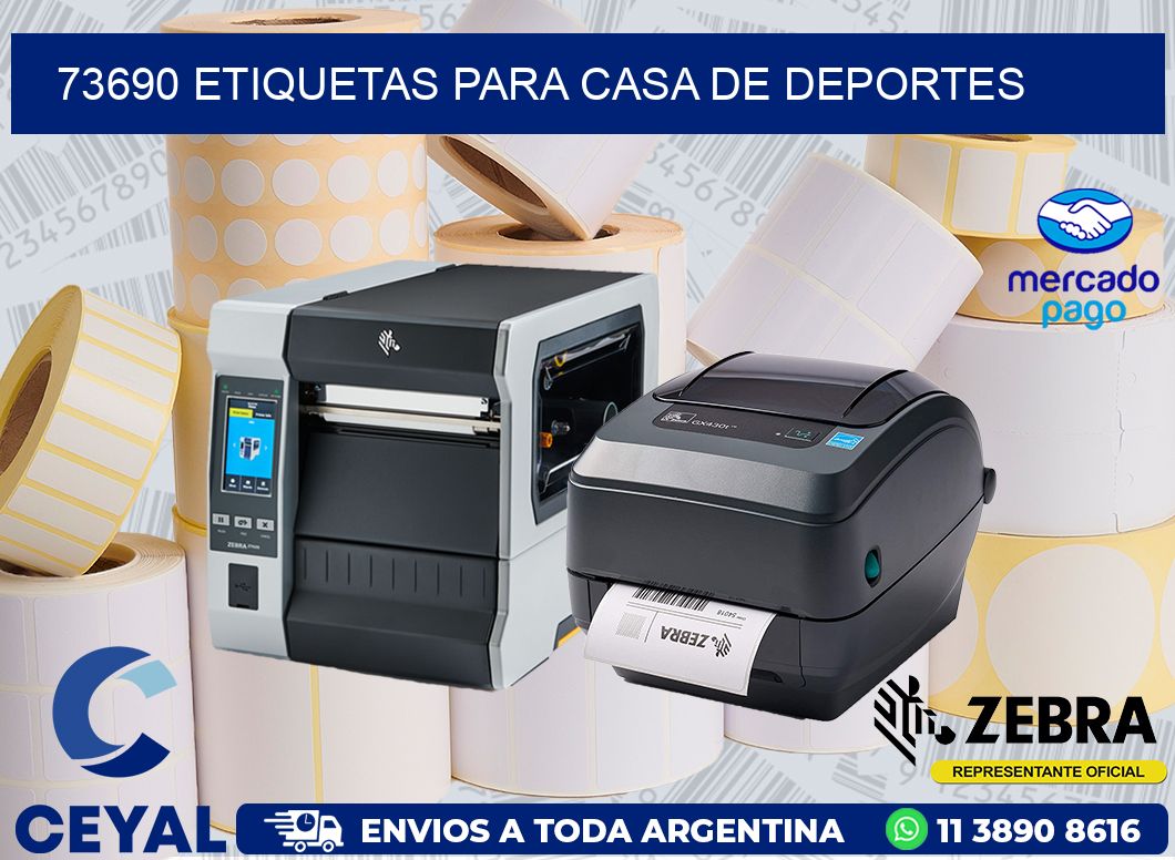 73690 ETIQUETAS PARA CASA DE DEPORTES