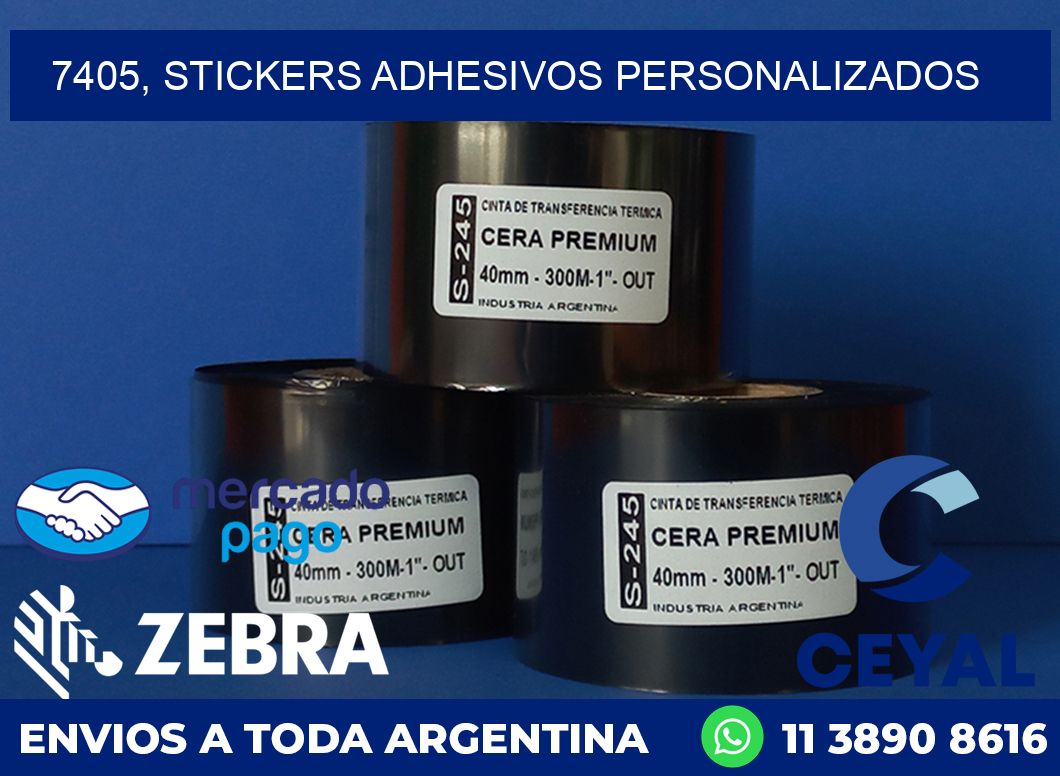 7405, stickers adhesivos personalizados