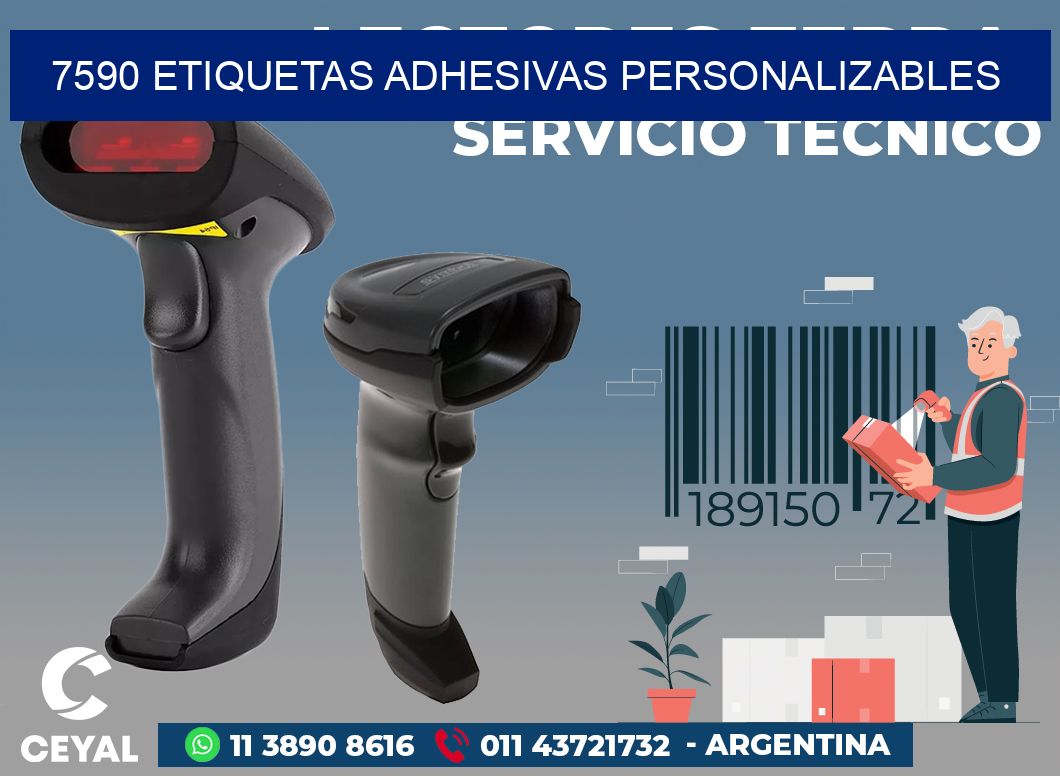 7590 ETIQUETAS ADHESIVAS PERSONALIZABLES
