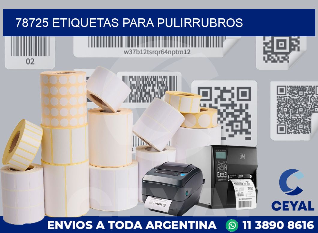 78725 ETIQUETAS PARA PULIRRUBROS