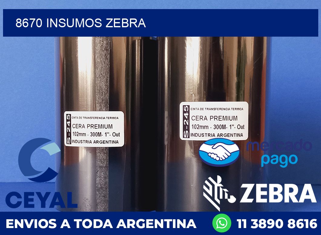 8670 INSUMOS ZEBRA
