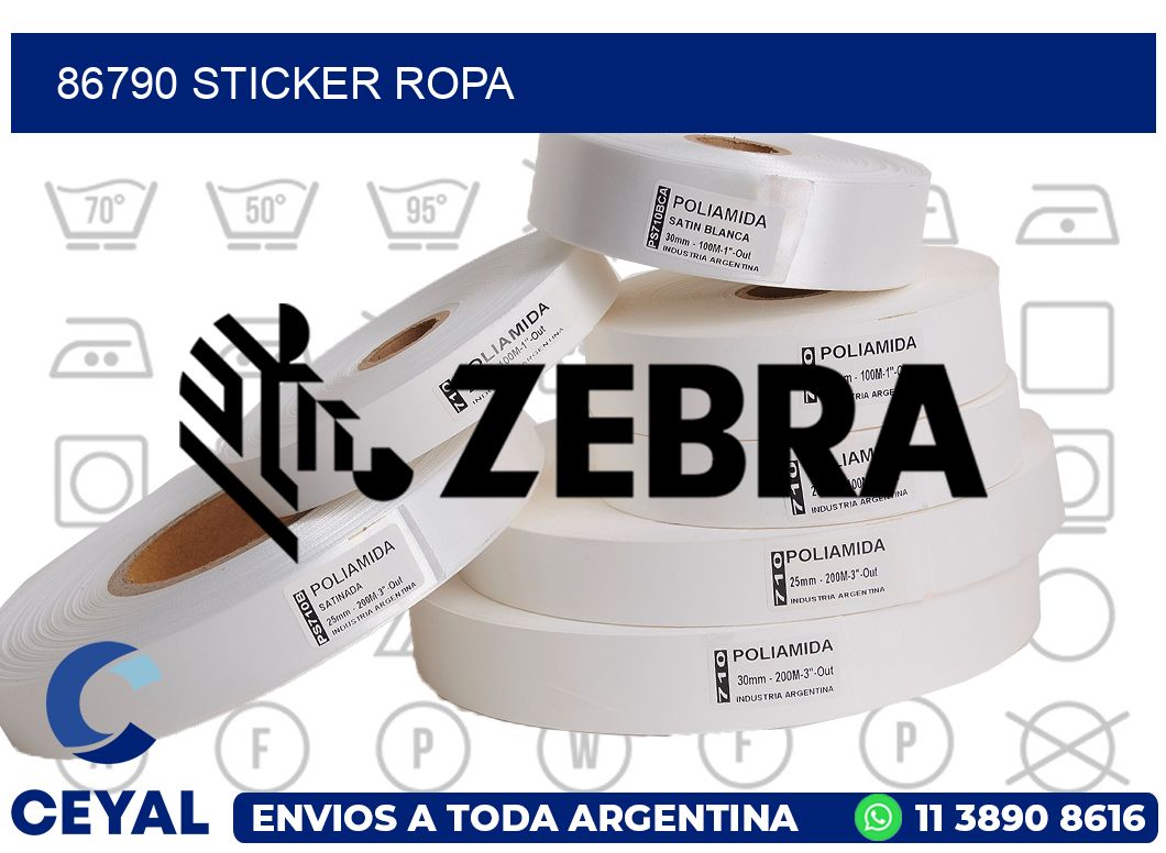 86790 STICKER ROPA