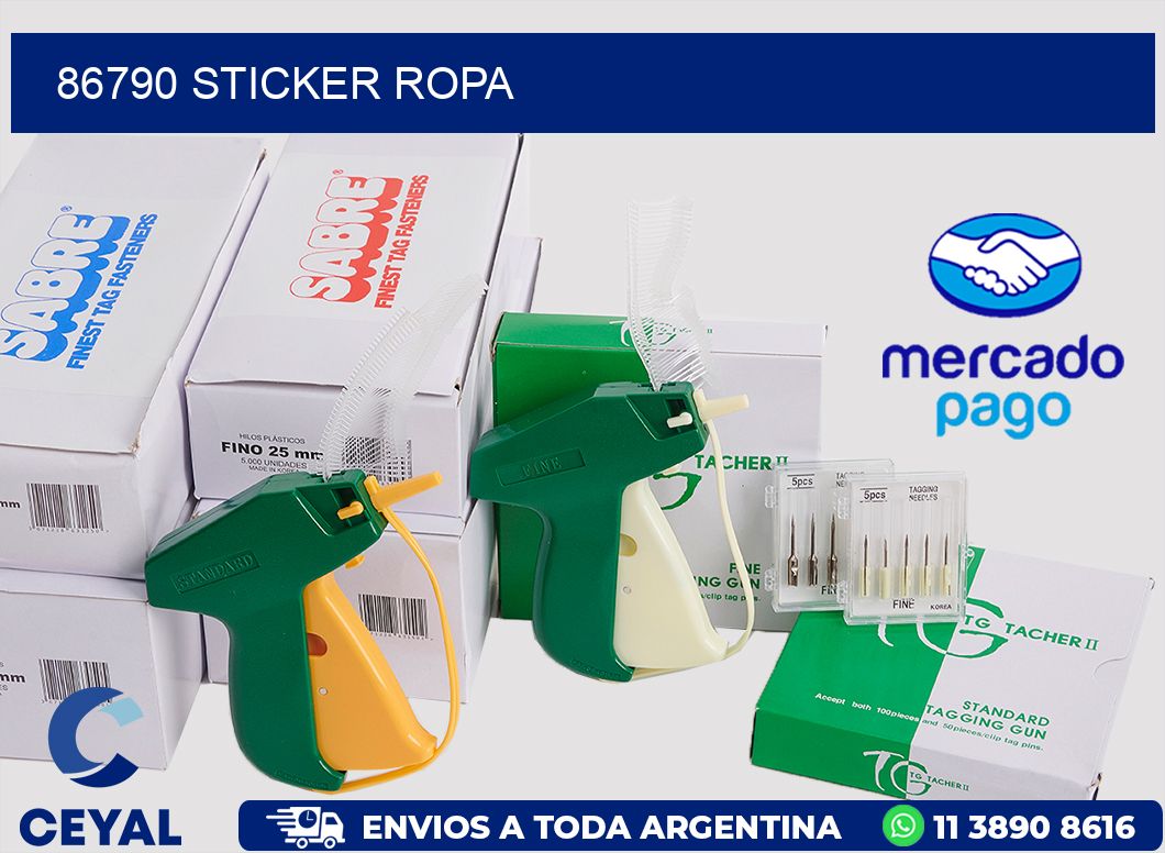 86790 STICKER ROPA
