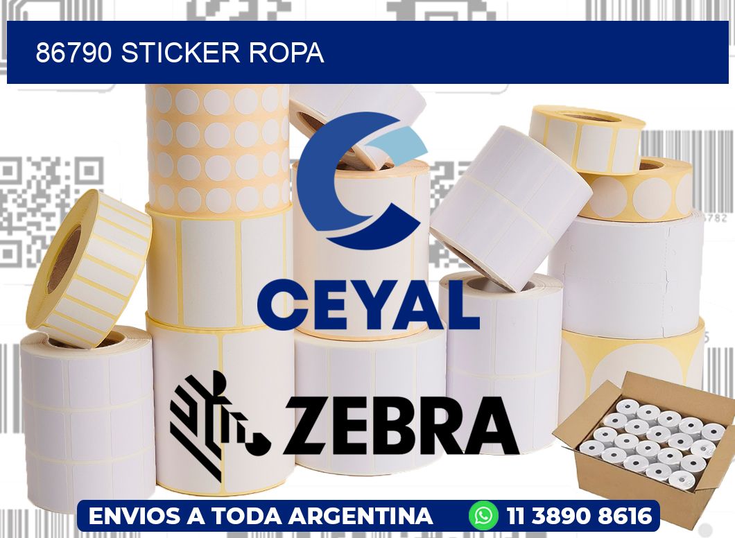 86790 STICKER ROPA