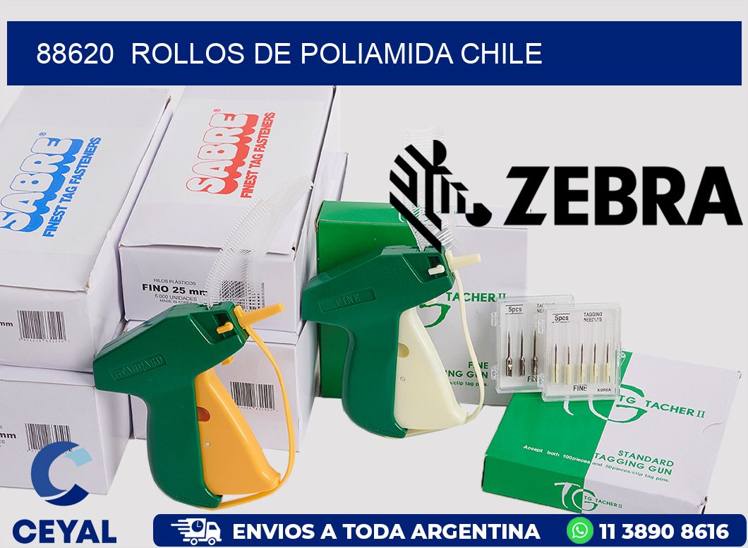 88620 ROLLOS DE POLIAMIDA CHILE