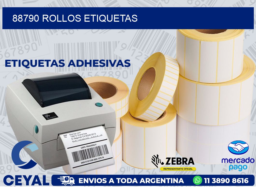 88790 ROLLOS ETIQUETAS