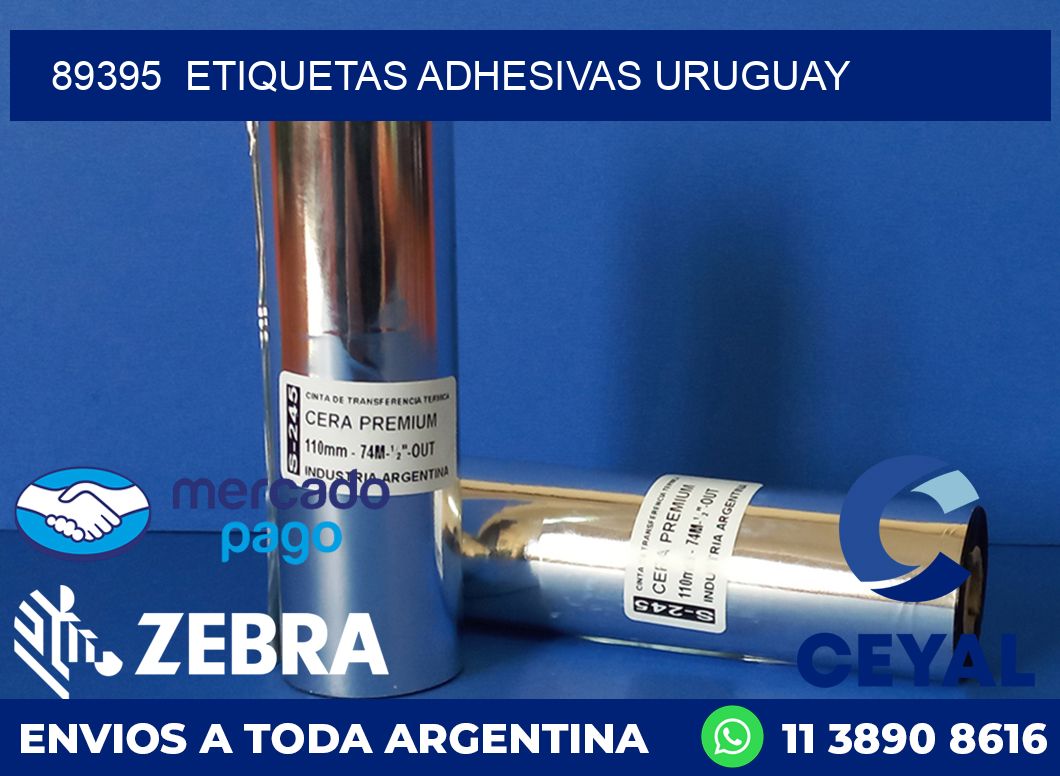 89395  ETIQUETAS ADHESIVAS URUGUAY