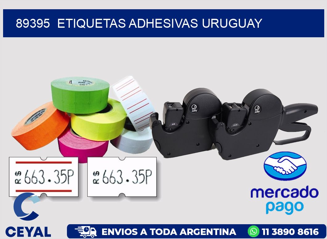 89395  ETIQUETAS ADHESIVAS URUGUAY
