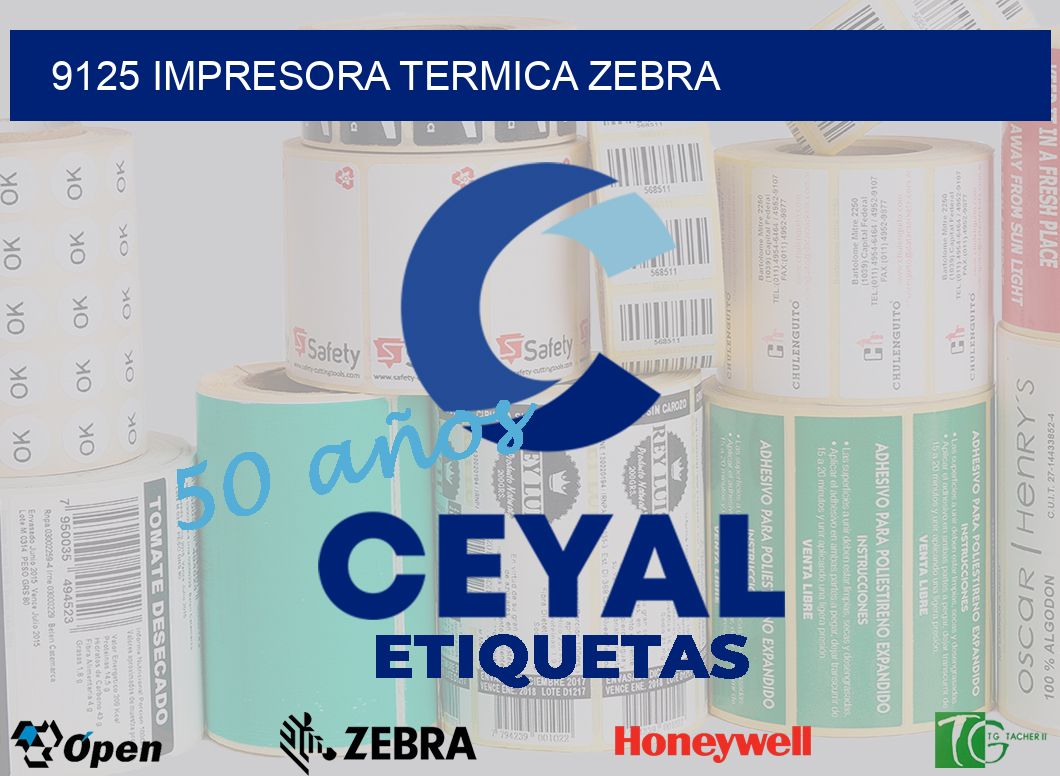 9125 IMPRESORA TERMICA ZEBRA