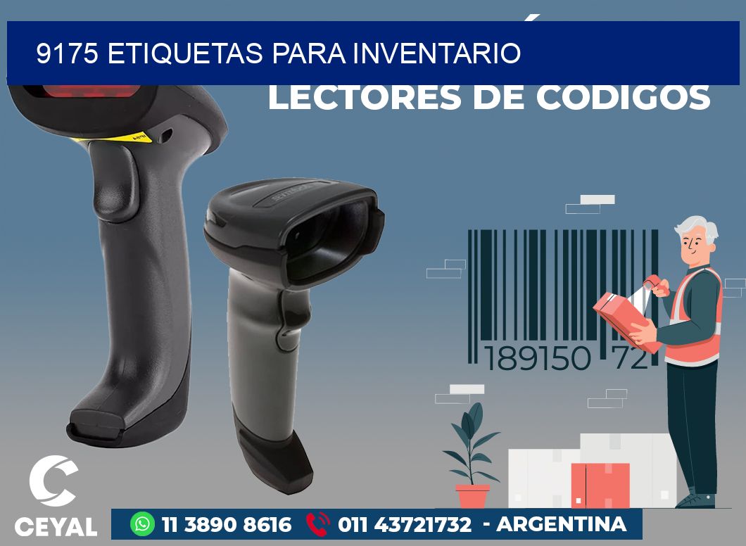 9175 ETIQUETAS PARA INVENTARIO