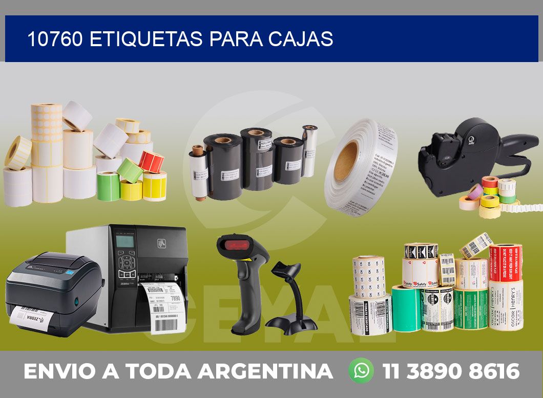 10760 ETIQUETAS PARA CAJAS