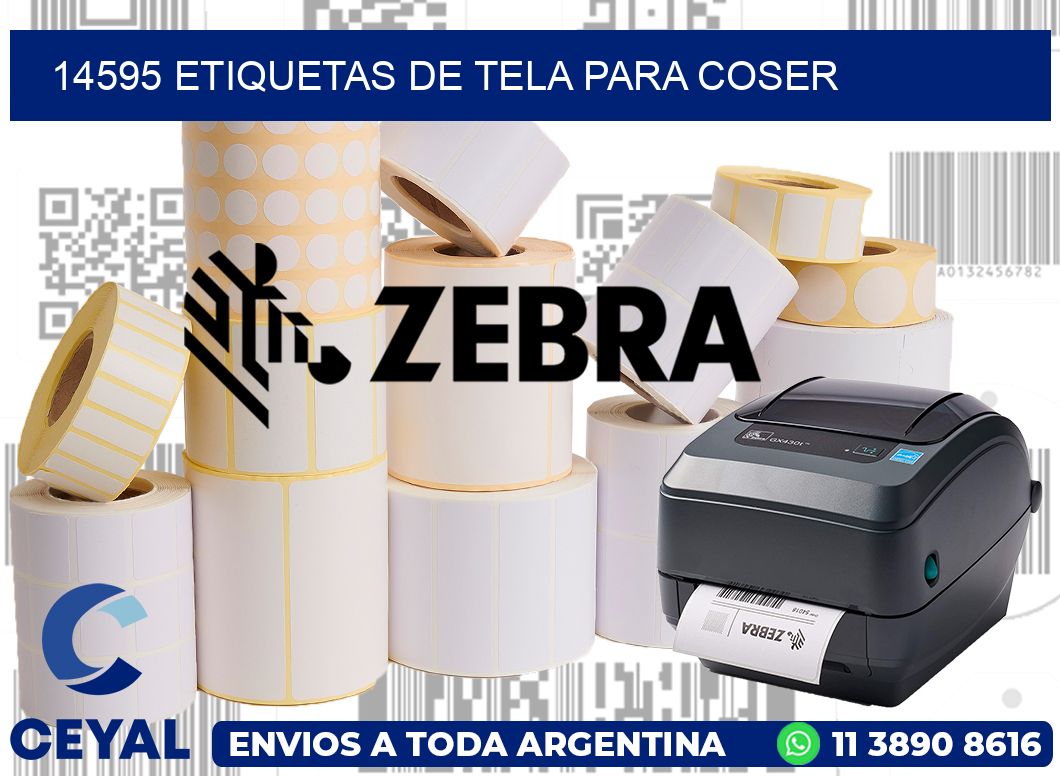 14595 ETIQUETAS DE TELA PARA COSER