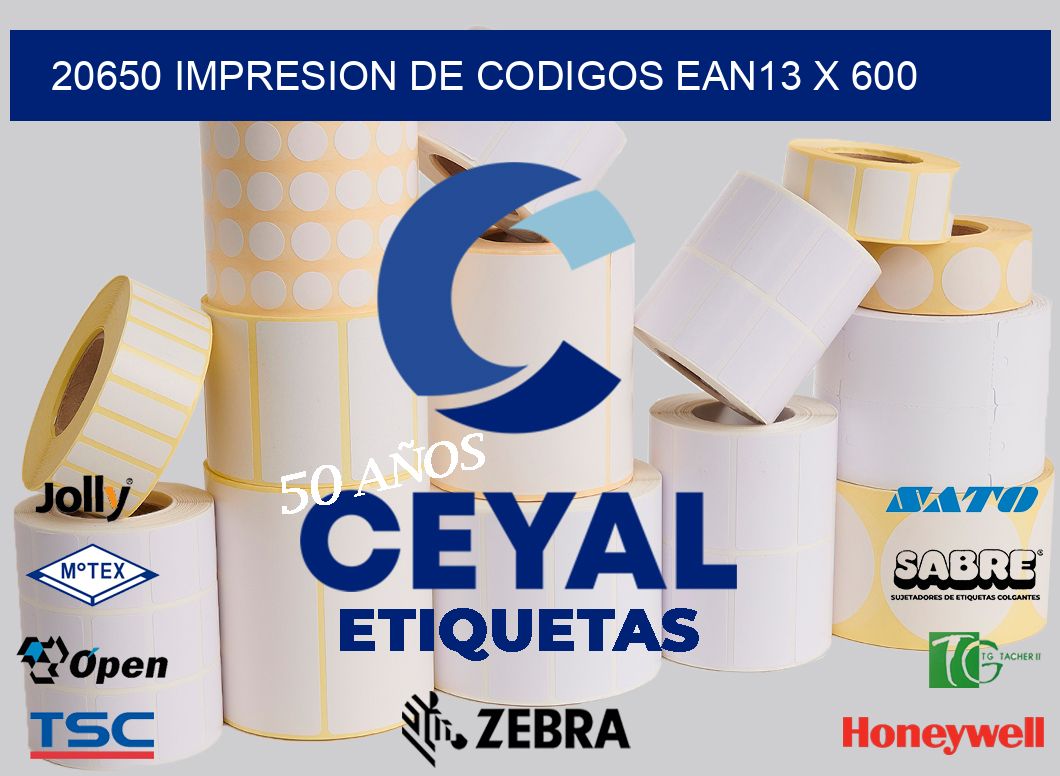 20650 impresion de codigos EAN13 x 600