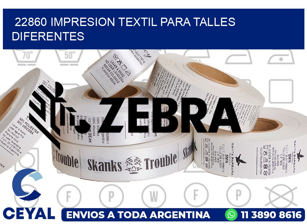 22860 IMPRESION TEXTIL PARA TALLES DIFERENTES