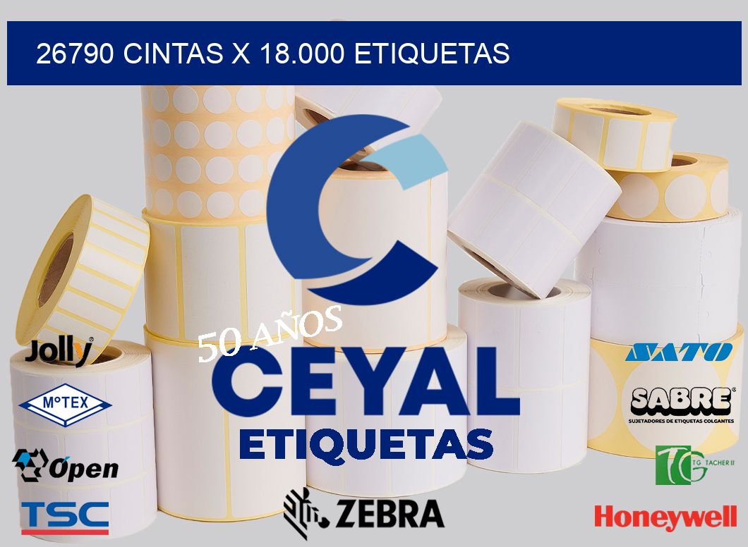 26790 cintas x 18.000 etiquetas