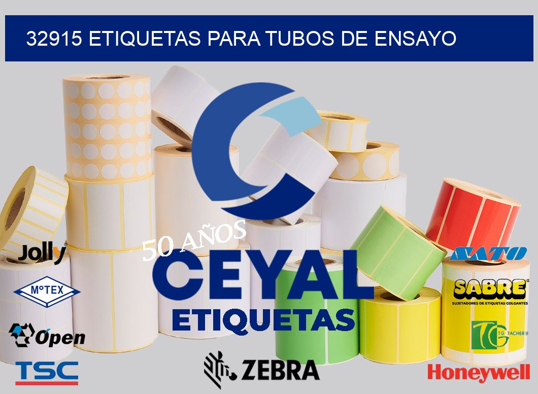 32915 ETIQUETAS PARA TUBOS DE ENSAYO