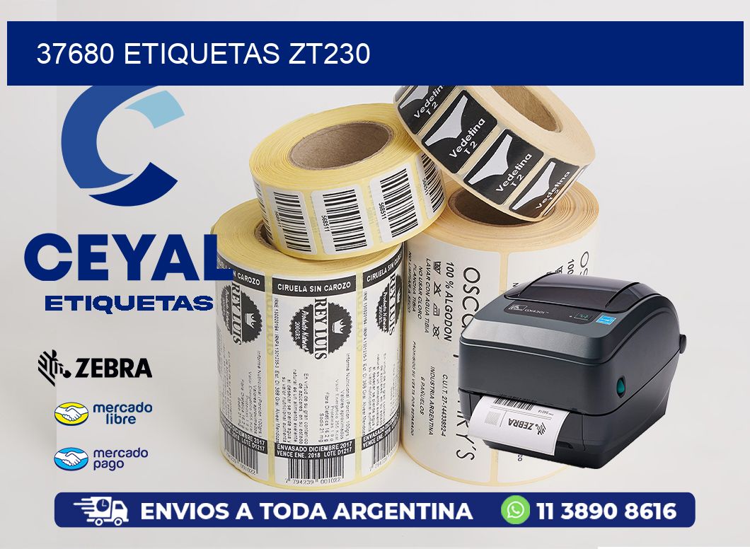 37680 ETIQUETAS ZT230