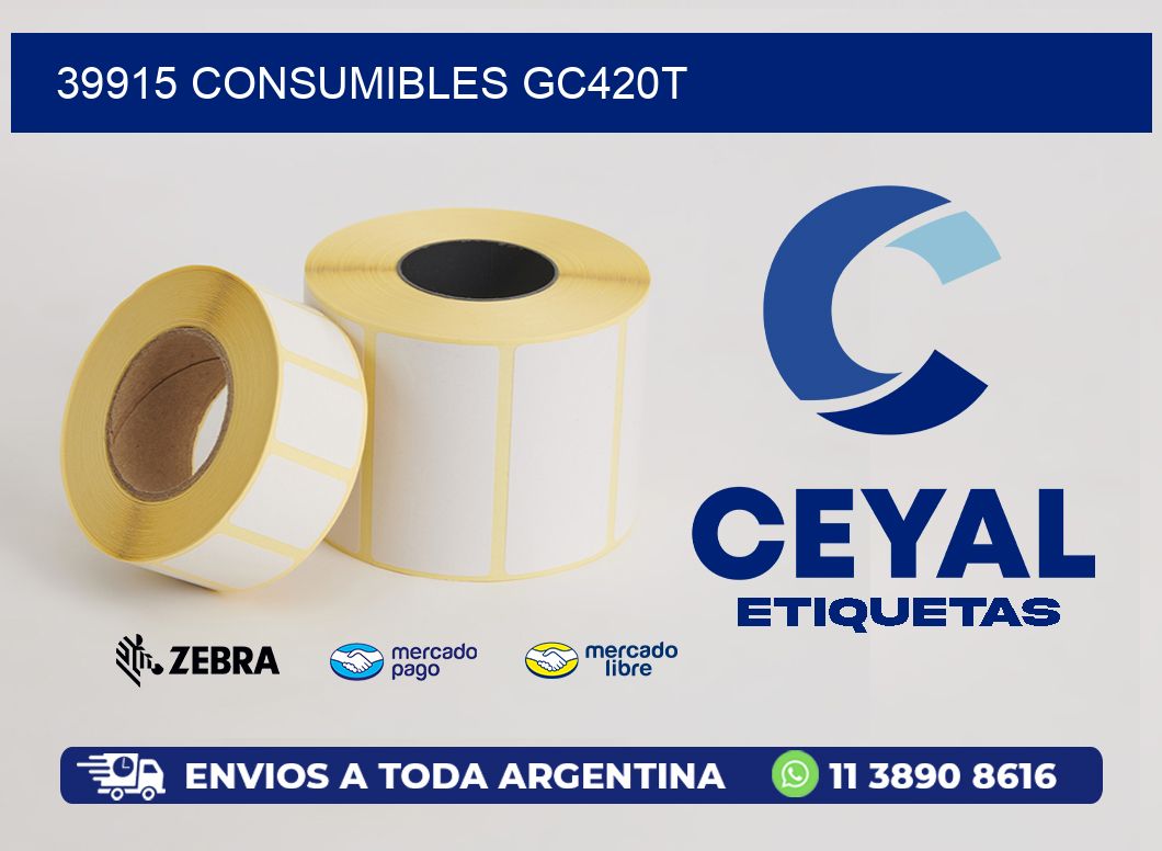 39915 CONSUMIBLES GC420T