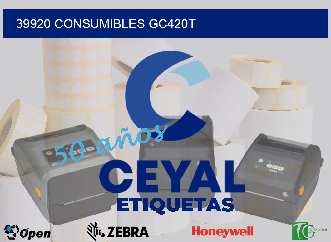 39920 CONSUMIBLES GC420T