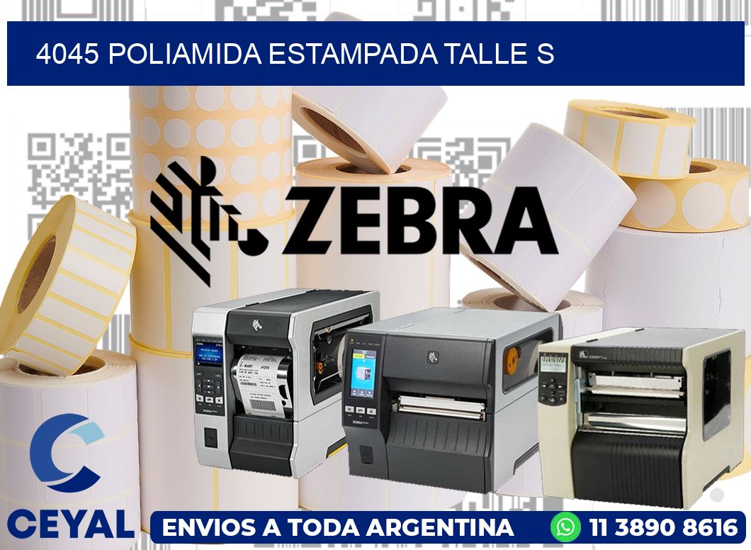 4045 POLIAMIDA ESTAMPADA TALLE S