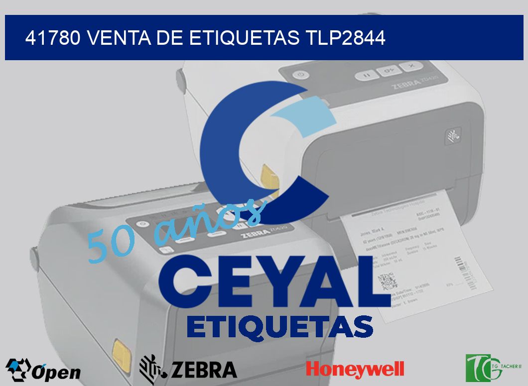 41780 VENTA DE ETIQUETAS TLP2844