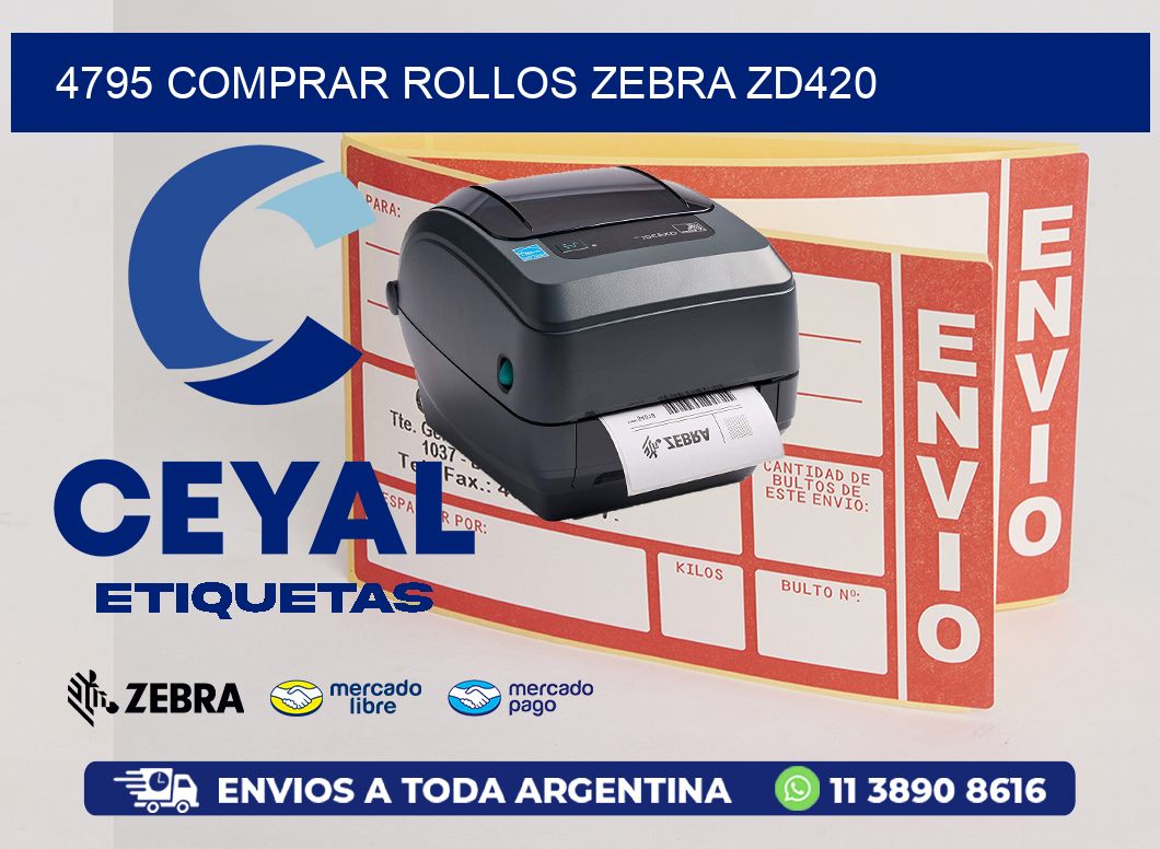 4795 COMPRAR ROLLOS ZEBRA ZD420