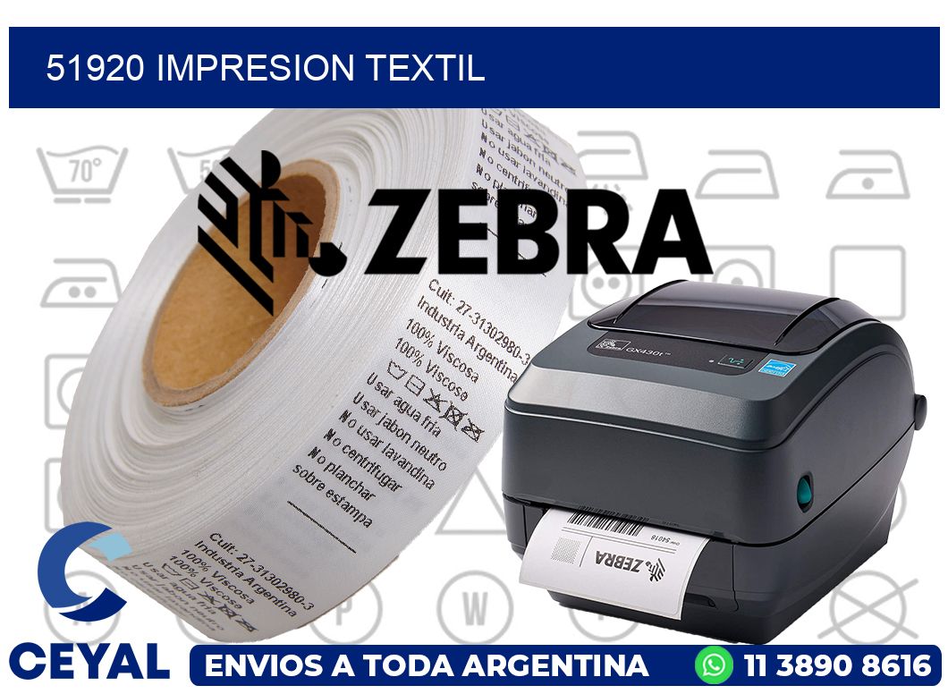 51920 IMPRESION TEXTIL