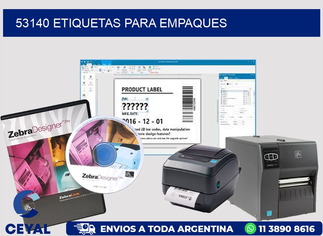 53140 ETIQUETAS PARA EMPAQUES