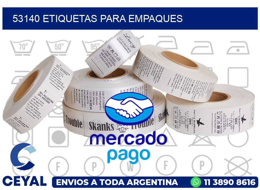 53140 ETIQUETAS PARA EMPAQUES