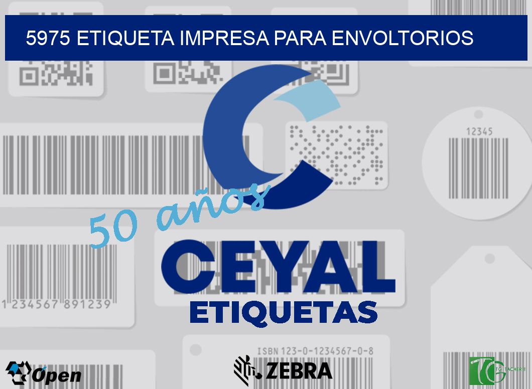 5975 ETIQUETA IMPRESA PARA ENVOLTORIOS