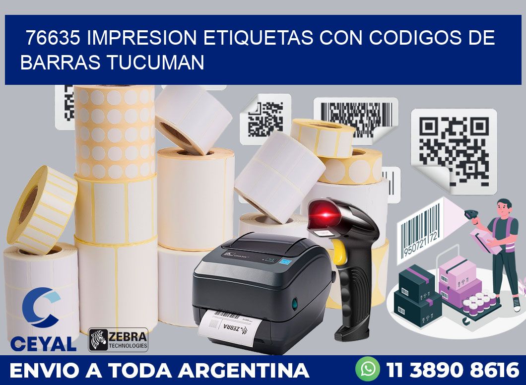 76635 IMPRESION ETIQUETAS CON CODIGOS DE BARRAS TUCUMAN