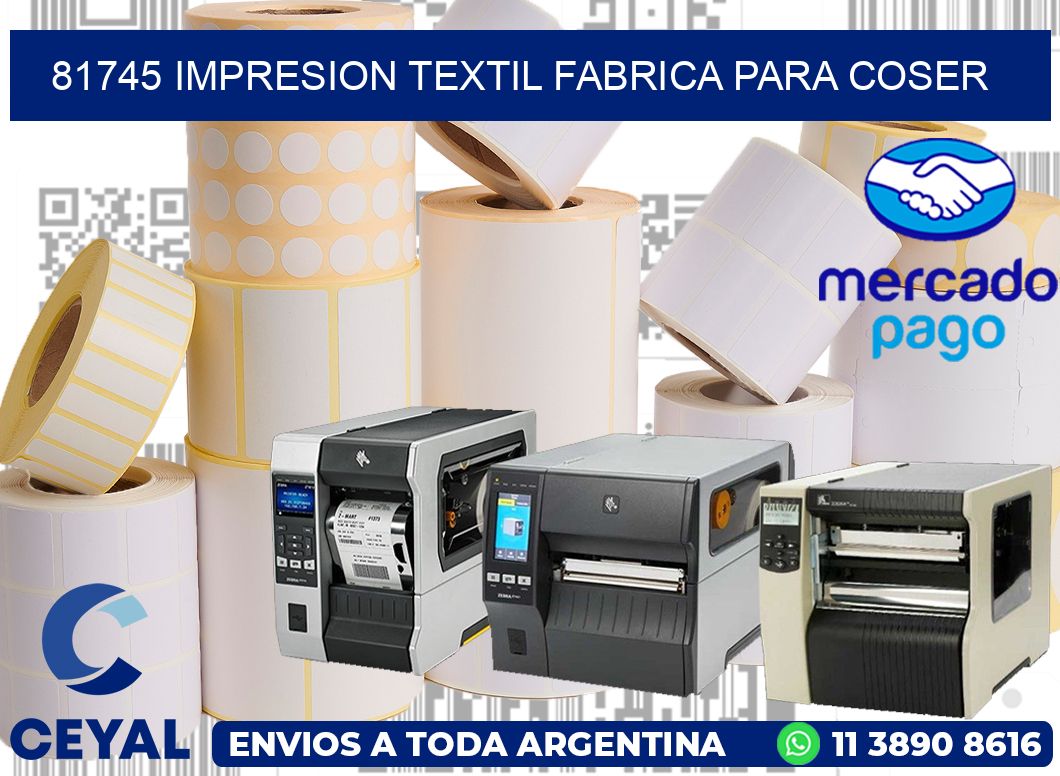 81745 IMPRESION TEXTIL FABRICA PARA COSER