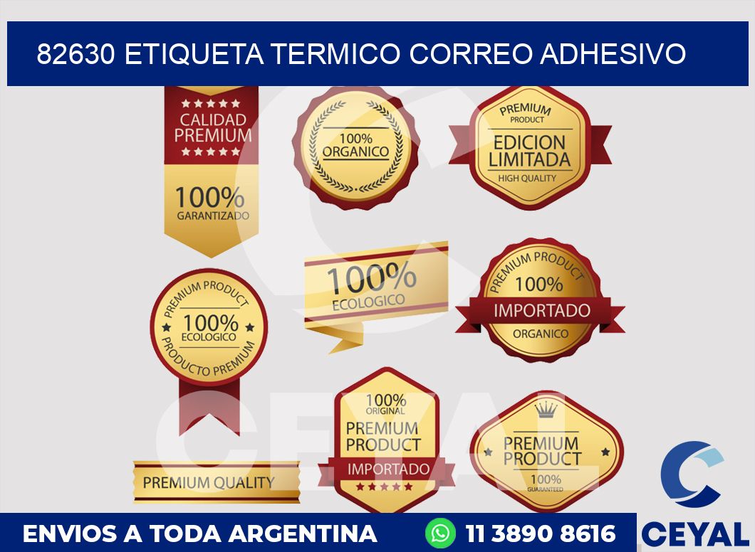 82630 ETIQUETA TERMICO CORREO ADHESIVO