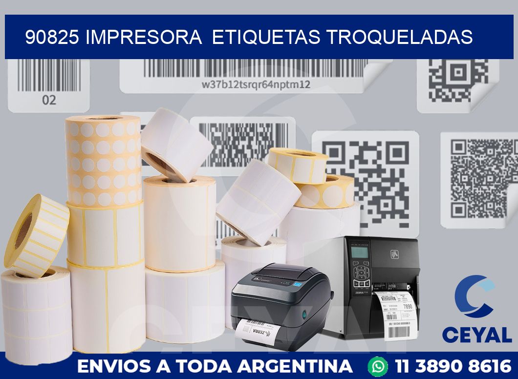 90825 impresora  etiquetas troqueladas