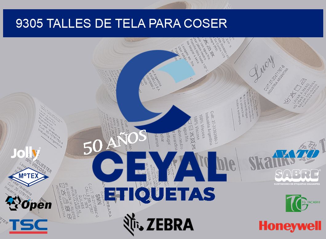 9305 TALLES DE TELA PARA COSER
